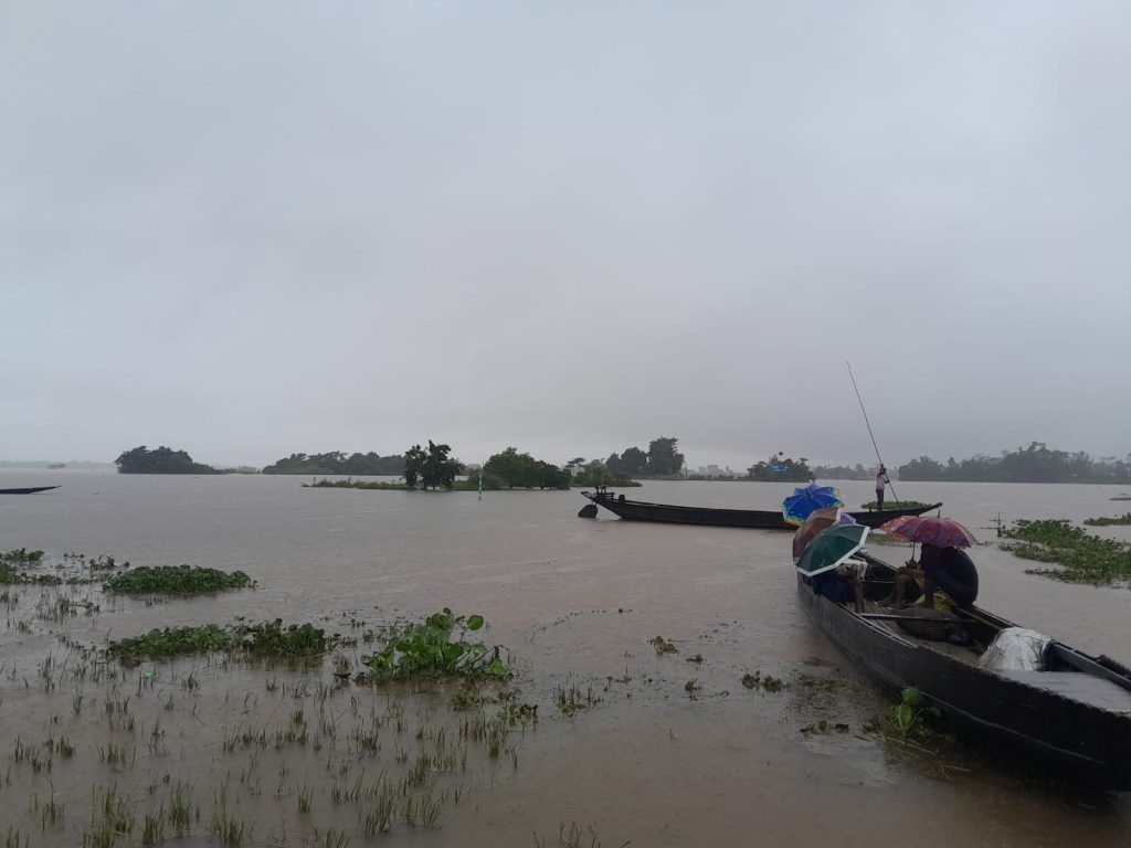 সুনামগঞ্জে পানি বৃদ্ধি পেলেও বন্যার আশঙ্কা নেই