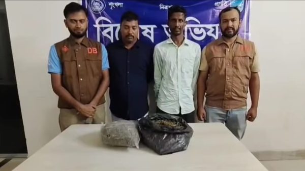 আশুলিয়ায় ১২ মামলার আসামী গাঁজাসহ ২ জন গ্রেফতার