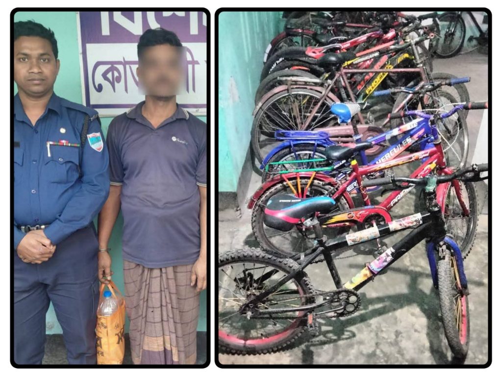 <span>1 / </span>যশোরে বিশেষ অভিযানে গাঁজা ও চোরাই বাইসাইকেলসহ গ্রেফতার ২