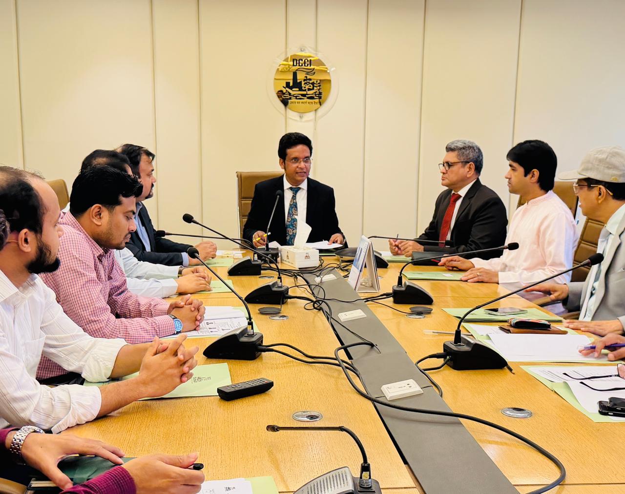 ঢাকা চেম্বার অব কমার্স অ্যান্ড ইন্ডাস্ট্রি(ডিসিসিআই) ফিন্যান্সিয়াল সেক্টর স্ট্যান্ডিং কমিটির প্রথম সভা অনুষ্ঠিত