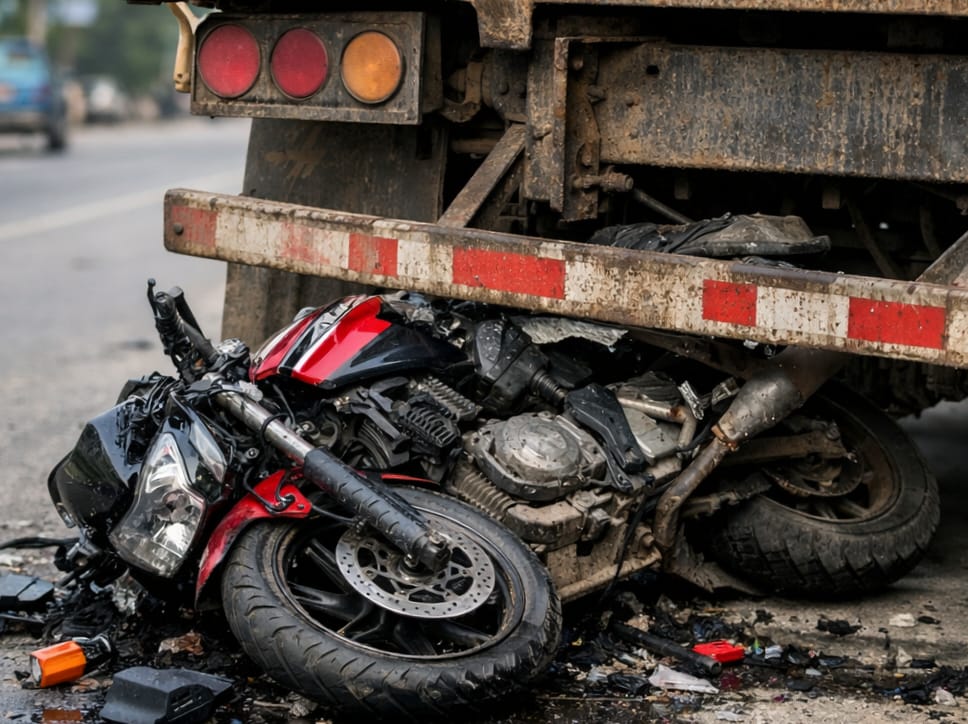 মাদারীপুরে ট্রাক-মোটরসাইকেল সংঘর্ষ: শ্যালক ও ভগ্নিপতি নিহত