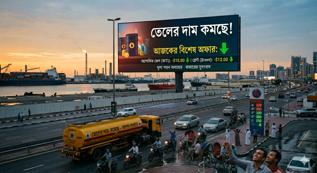 <span>1 / </span>তেলের দাম কমছে