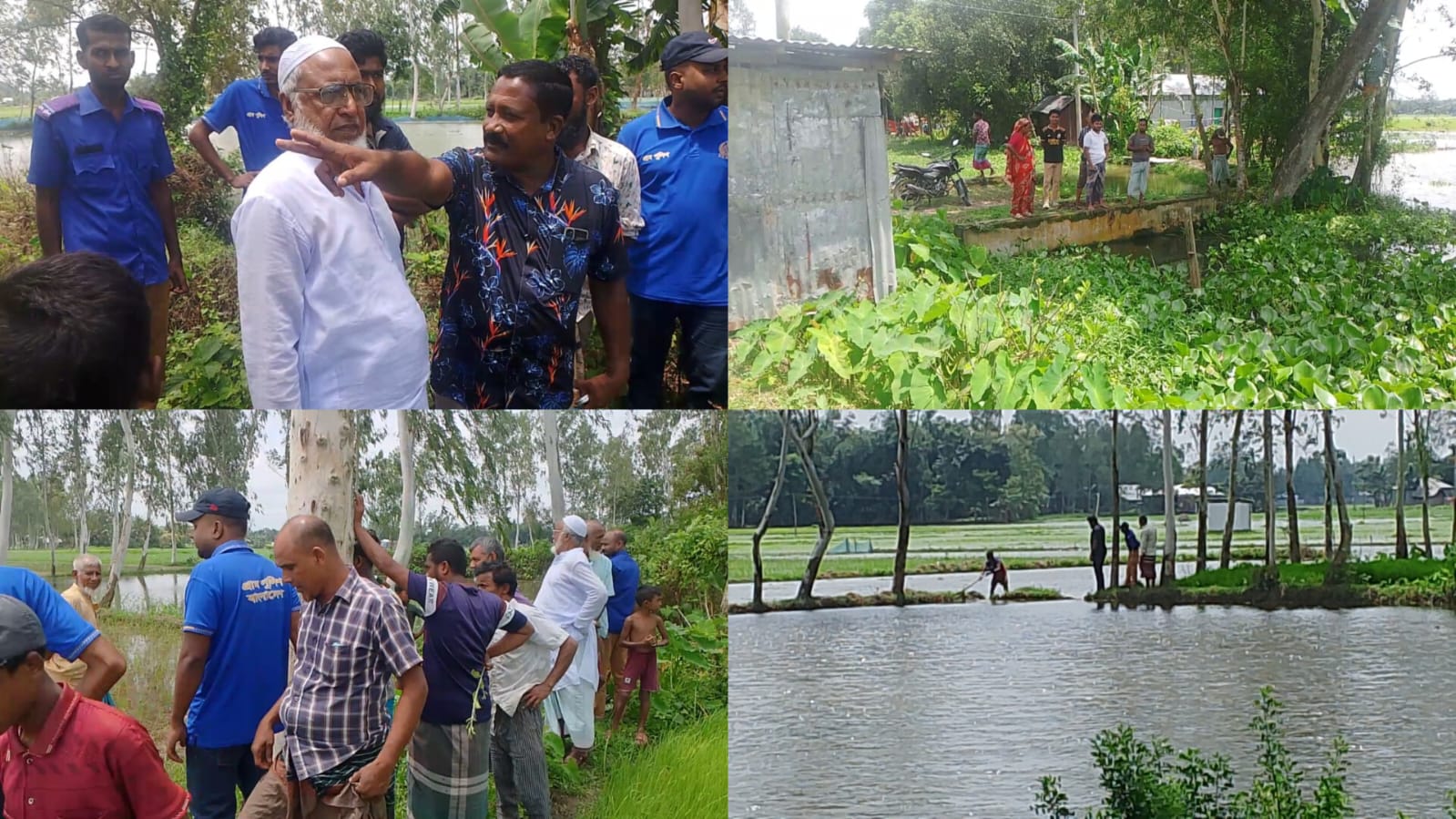 বকশীগঞ্জে পশ্চিম দত্তেরচরের বিলে পানি নিষ্কাশনের ব্যবস্থা, করেছেন আখতার মাস্টার ও লিটন আকন্দ